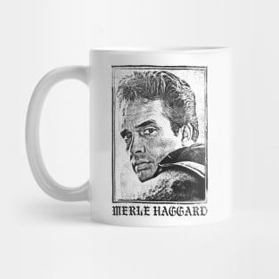 Merle Haggard  / Faded Vintage Look Mug